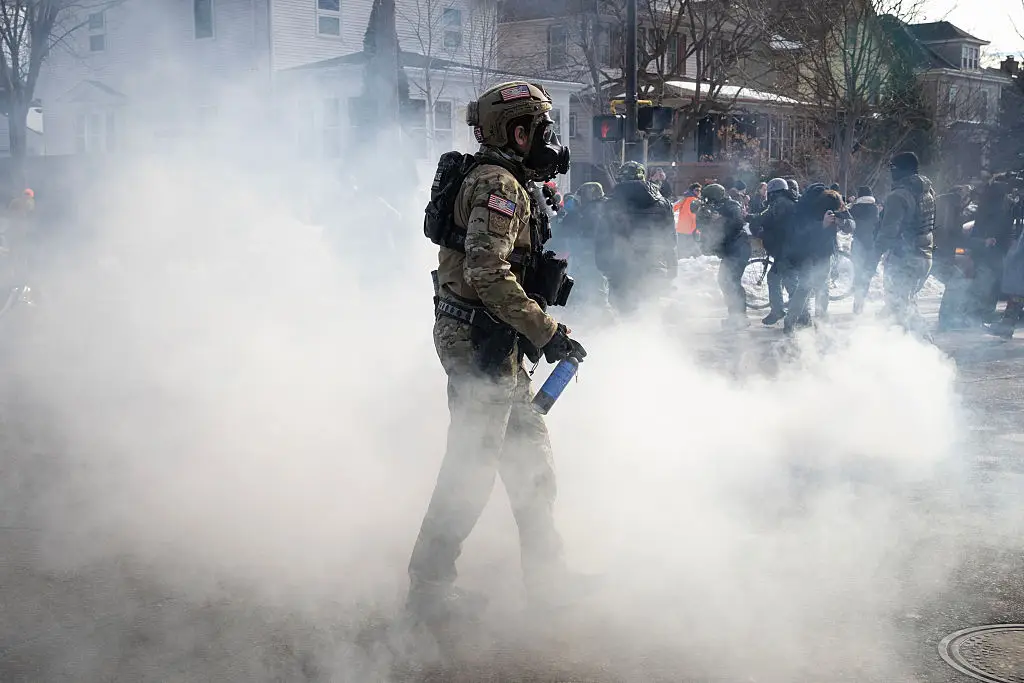 Minneapolis Tear gas