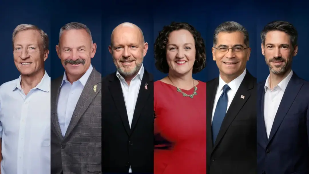 California governor debate candidates